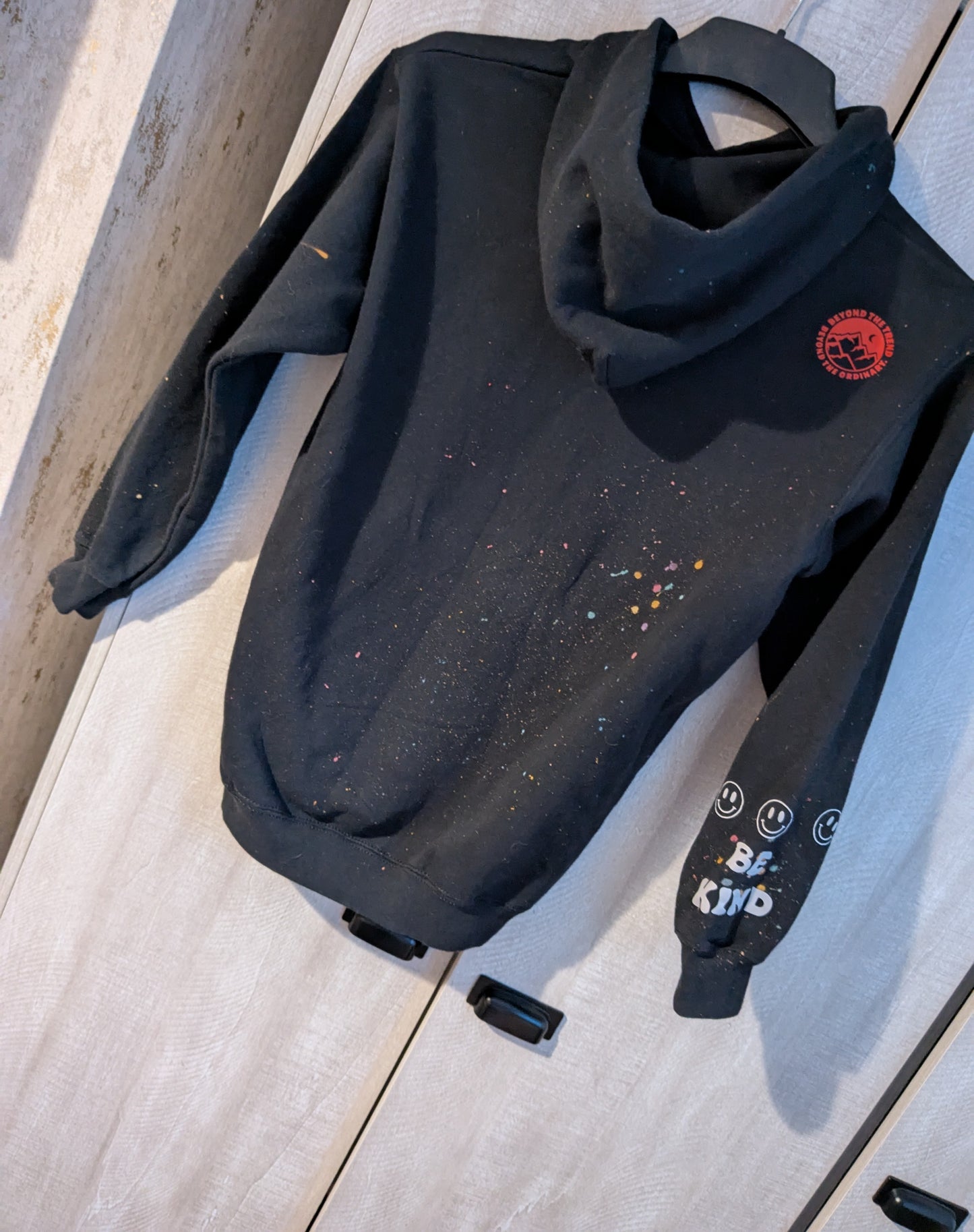 Kids Momentum Peak Splash Paint Hoodie